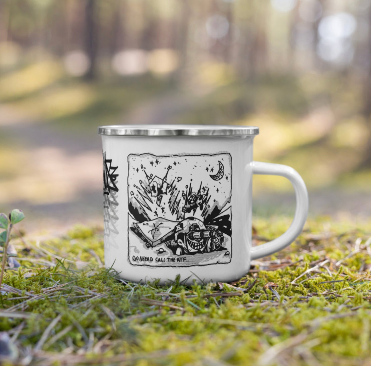 Call the ATF Enamel Mug – UNKWN8