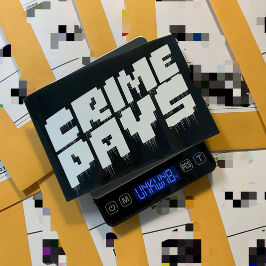 Crime Pays Sticker OG