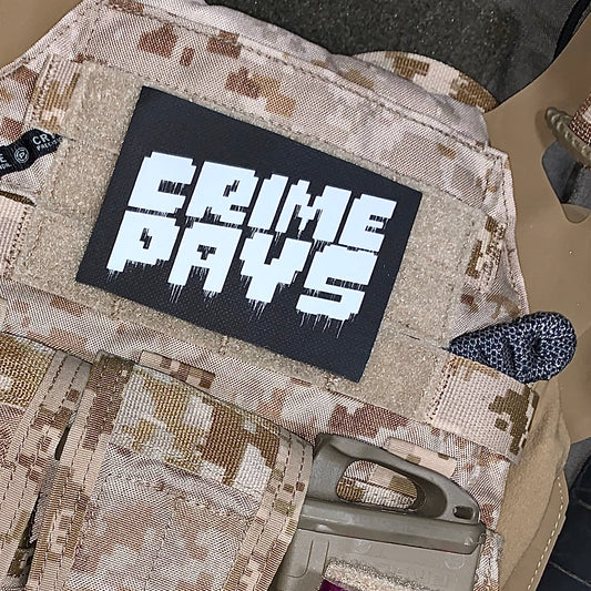 Crime Pays Patch OG Black