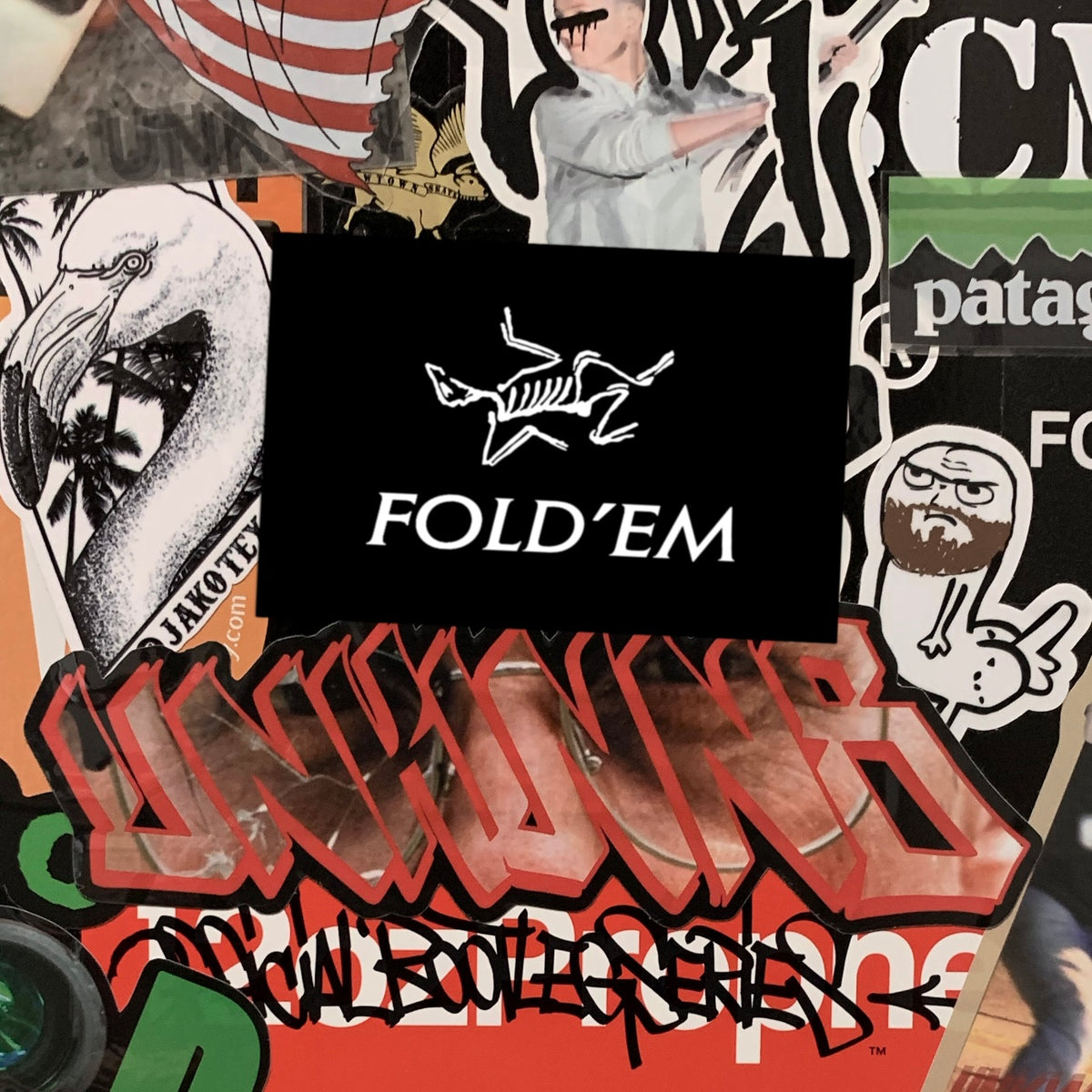 Fold'Em Sticker – UNKWN8